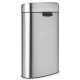 Poubelle Touch Bin 40 L, acier anti-traces, Brabantia