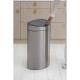 Poubelle Touch Bin 40 L, acier anti-traces, Brabantia