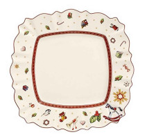 Assiette plate carrée en porcelaine Toy's Delight, Villeroy & Boch