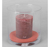Photophore cylindrique verre, Rasteli