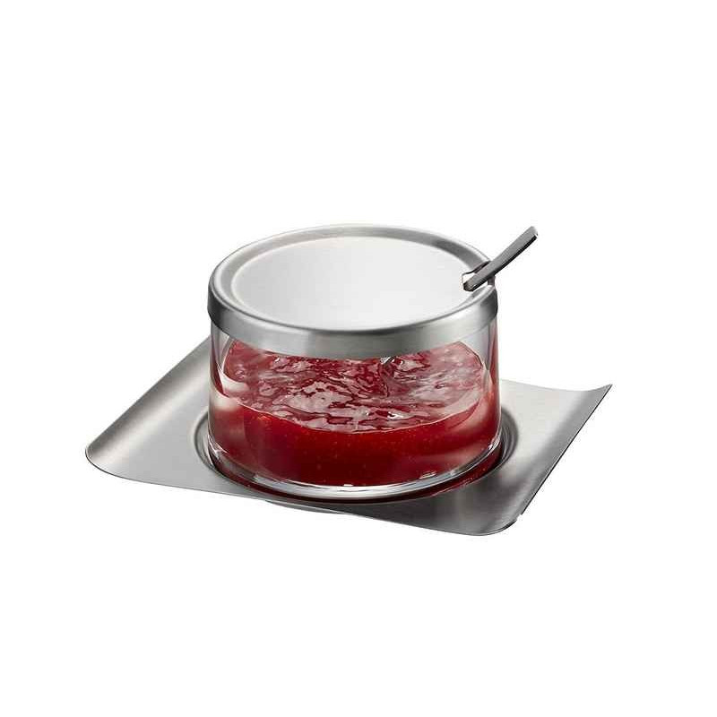 pot à confiture verre et inox, gefu - gefu