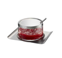 Pot à confiture verre et inox, Gefu