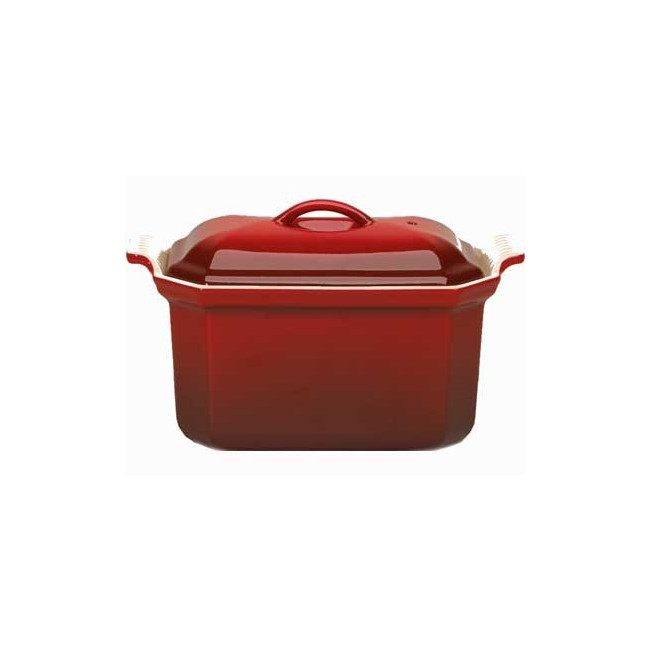 Terrine à foie gras avec presse 0,6L cerise, Le Creuset