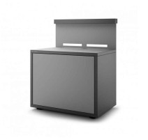 Meuble support plancha acier fermé, Forge Adour