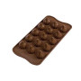 Moule chocolat 3D Flamme, Silikomart