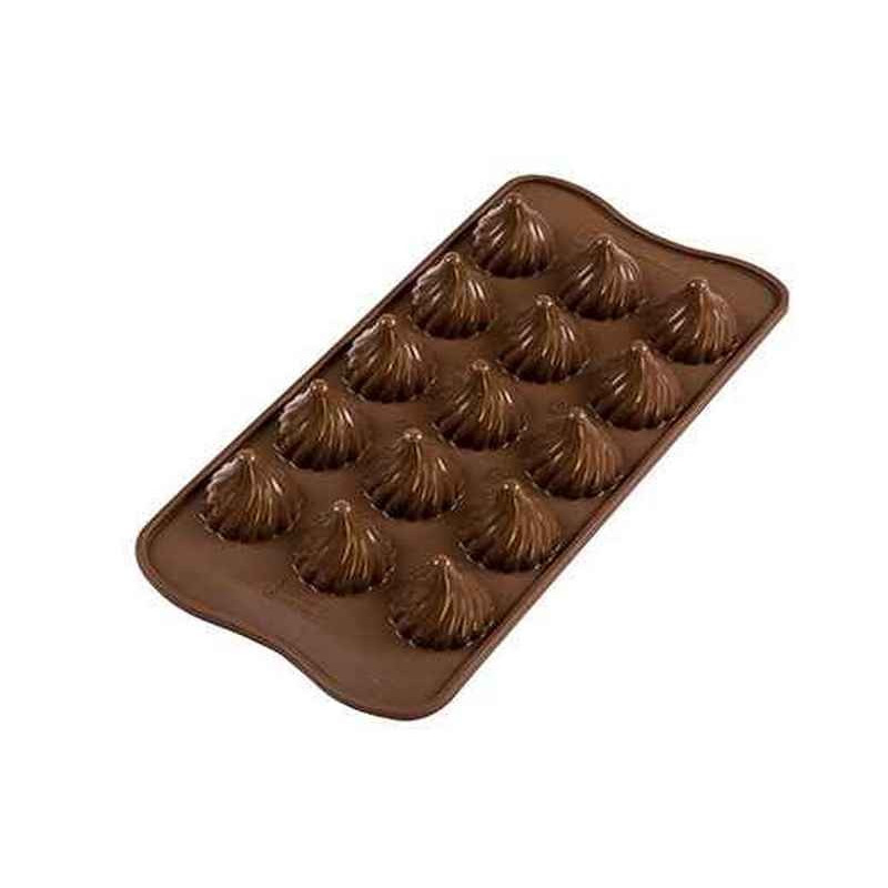 Moule chocolat 3D Flamme, Silikomart