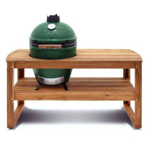 Table acacia pour barbecue Large, Big Green Egg