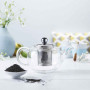Théière verre et inox Sakura, Cristel