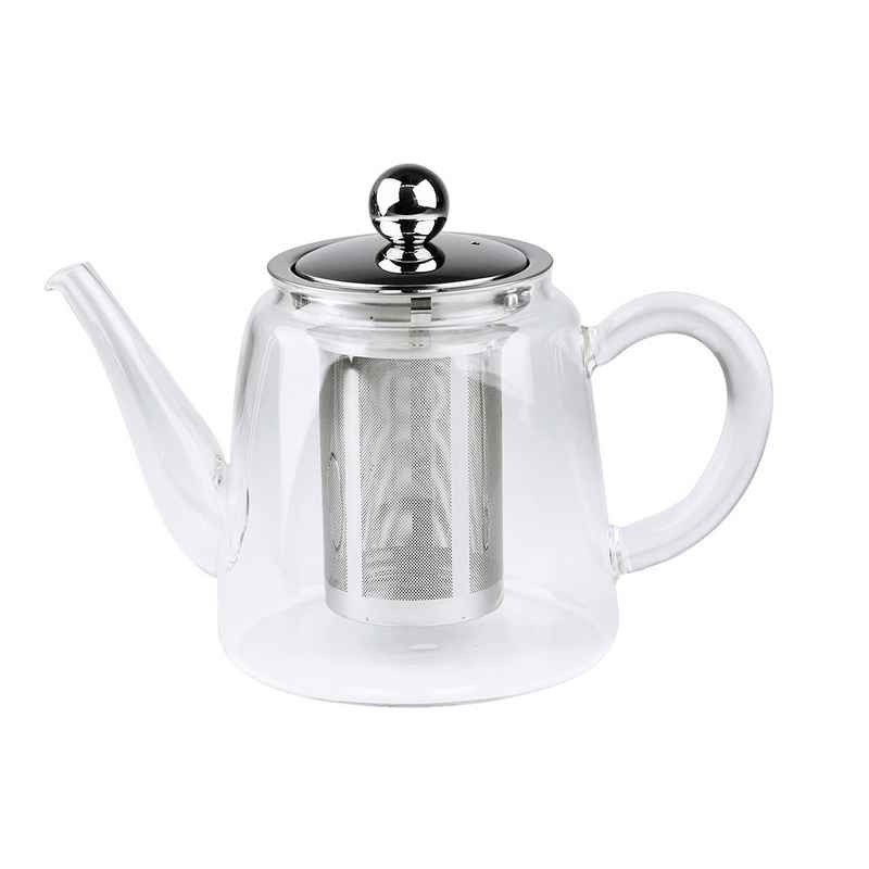 théière verre et inox jasmin, cristel 1.2 l - cristel