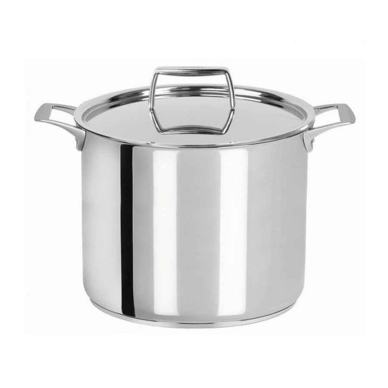 CRISTEL - Marmite inox avec couvercle Castel'Pro, Cristel 24 cm - CRISTEL