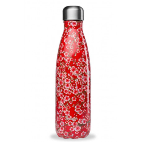 bouteille isotherme flowers, qwetch 500 ml - qwetch