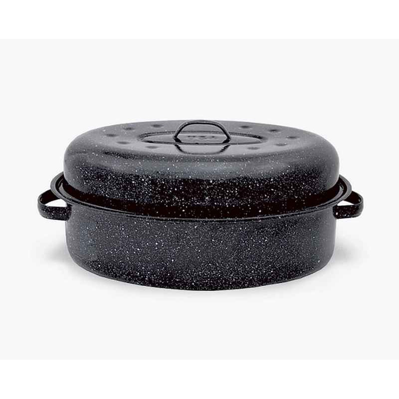 WARMCOOK - Cocotte Roaster Granite Ware, Warmcook 46 x 31 x 19 cm - WARMCOOK