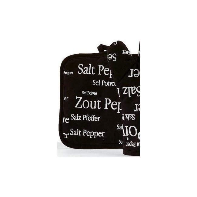 Manique Sel poivre couleur noir, Winkler