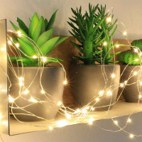 Guirlande électrique micro LED Blanc chaud, Blachère illumination