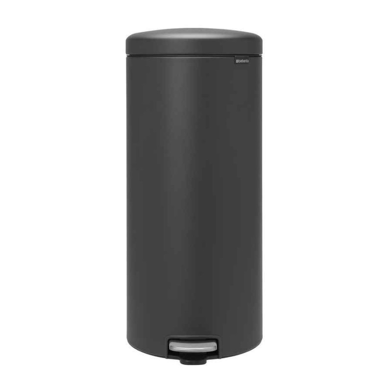 Poubelle à pédale 30L NewIcon, Brabantia Mineral infinite grey - BRABANTIA