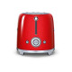 Toaster 2 tranches Années 50 Rouge, SMEG