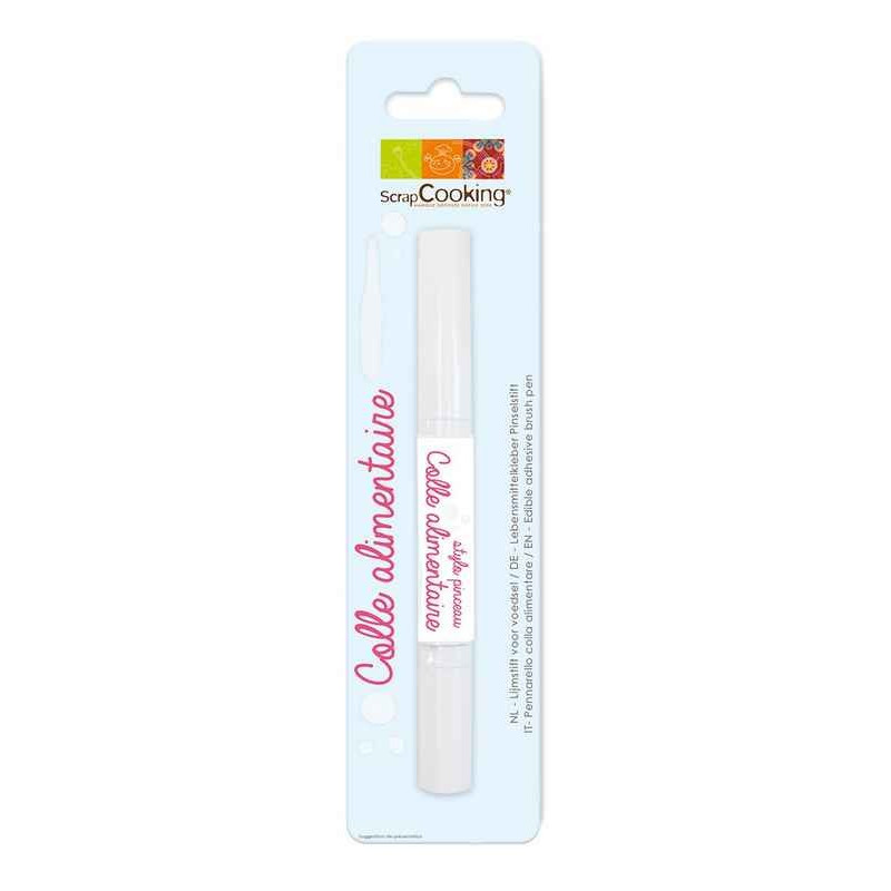 Acheter Stylo pinceau colle alimentaire pour pâtisserie, Scrapcooking