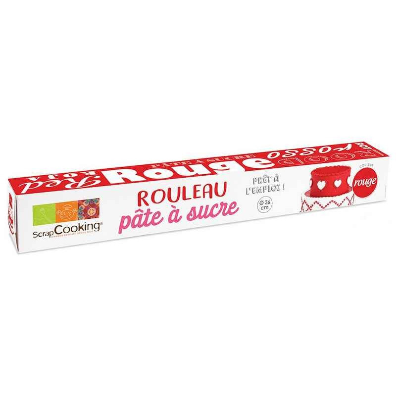 Scrapcooking - Rouleau de pâte à sucre Rouge, ScrapCooking - ScrapCooking