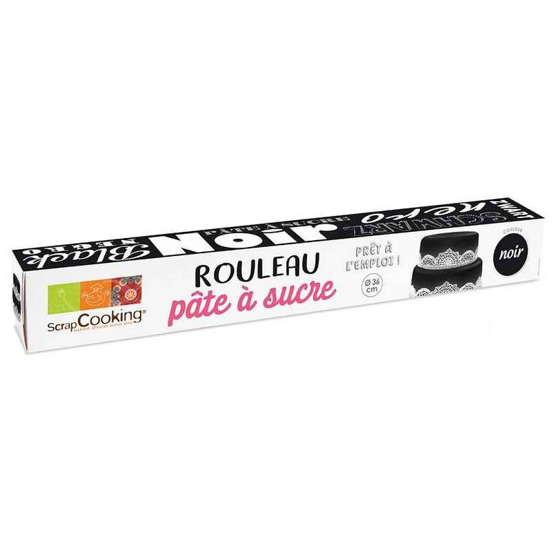 Scrapcooking - Rouleau de pâte à sucre Noir, ScrapCooking - ScrapCooking