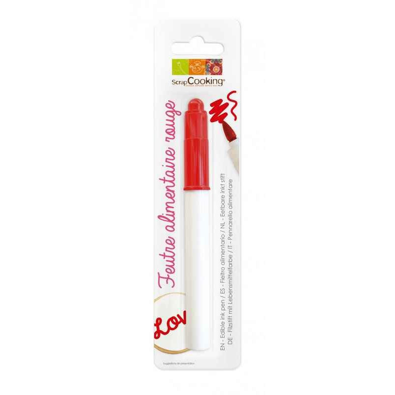 Scrapcooking - Feutre alimentaire Rouge, Scrapcooking - ScrapCooking