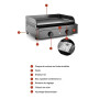 Plancha gaz Origin 60 acier, Forge Adour