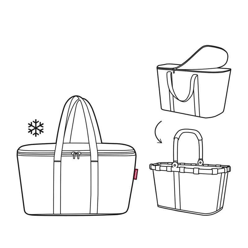 reisenthel Coolerbag M pocket Sac isotherme avec dessus en bouteilles PET recyclées Idéal pour le déjeuner en déplacement, Maille citron, m