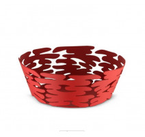 Corbeille rouge collection Barket, Alessi