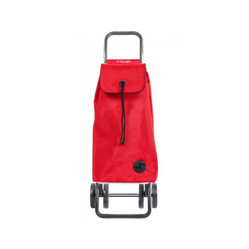 Poussette de marché 4 roues pliable I-Max rouge, Rolser