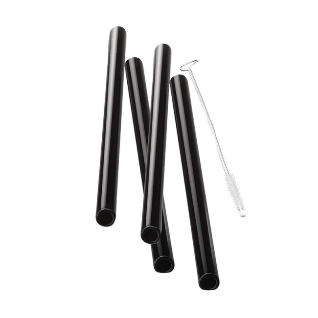 Lot de 4 pailles en verre, Gefu