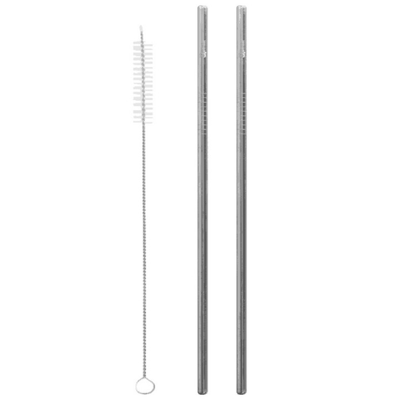 Qwetch - Paille Droite Inox, Qwetch LOT X 2 - Qwetch