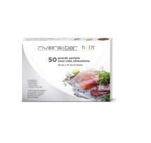 Pack de 50 sachets de mise sous-vide, Riviera & Bar