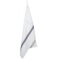 Torchon Vivario blanc et gris, Haomy