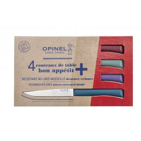 OPINEL Coffret 4 couteaux de table Bon Appétit+, Opinel - Nuage