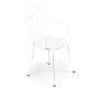 Fauteuil Louvre blanc empilable, Fermob