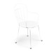 Fauteuil Louvre blanc empilable, Fermob