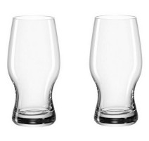 Coffret de 2 verres à bière brune Taverna, Léonardo