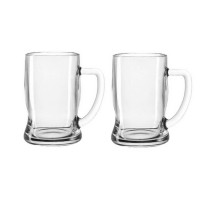 Coffret de 2 chopes à bière 33 cl Taverna, Léonardo