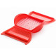 Papillote silicone avec filtre 3-4 personnes rouge, Lékué