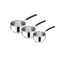 Série de 3 casseroles Tempra inox, Lagostina