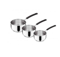 Série de 3 casseroles Tempra inox, Lagostina