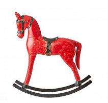 Statue cheval à bascule Troja rouge, Affari