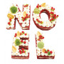 Kit Letter cake Noël, ScrapCooking