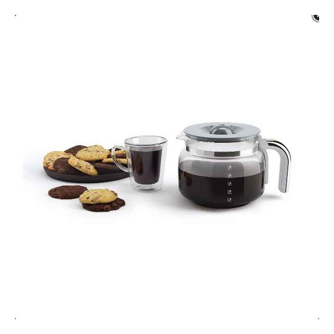 Cafetière filtre programmable Années 50 noir, SMEG