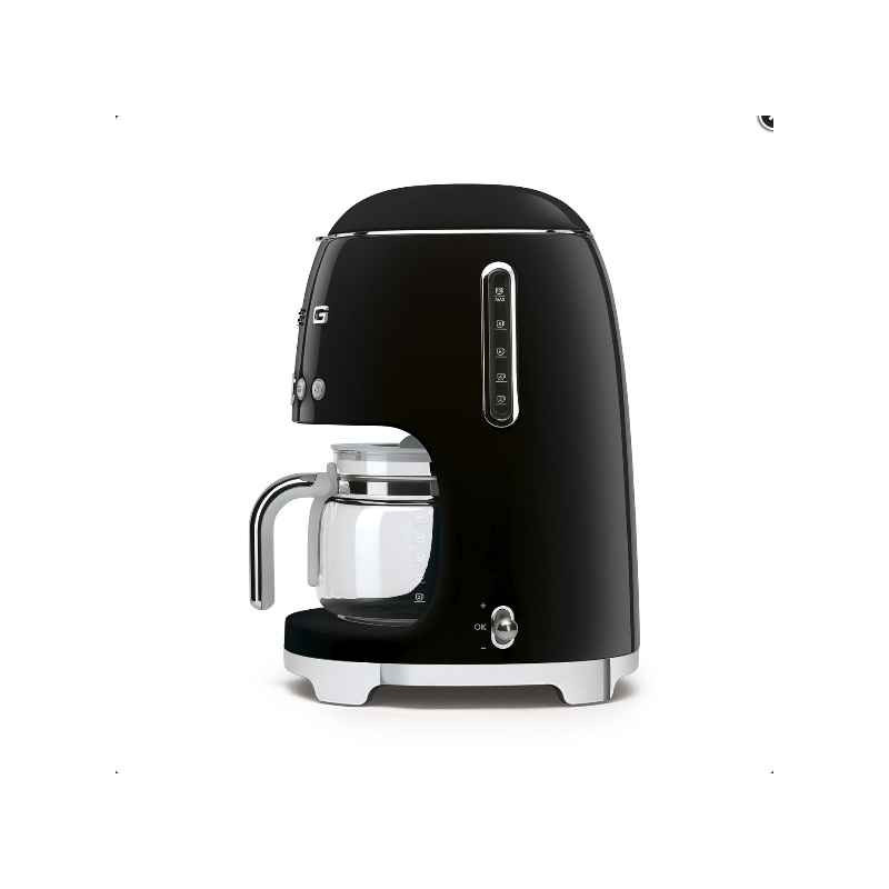 Smeg - Cafetière filtre programmable Années 50, SMEG Noir - SMEG