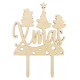 Cake topper bois Xmas, ScrapCooking