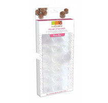 Moule rigide chocolats roses, ScrapCooking