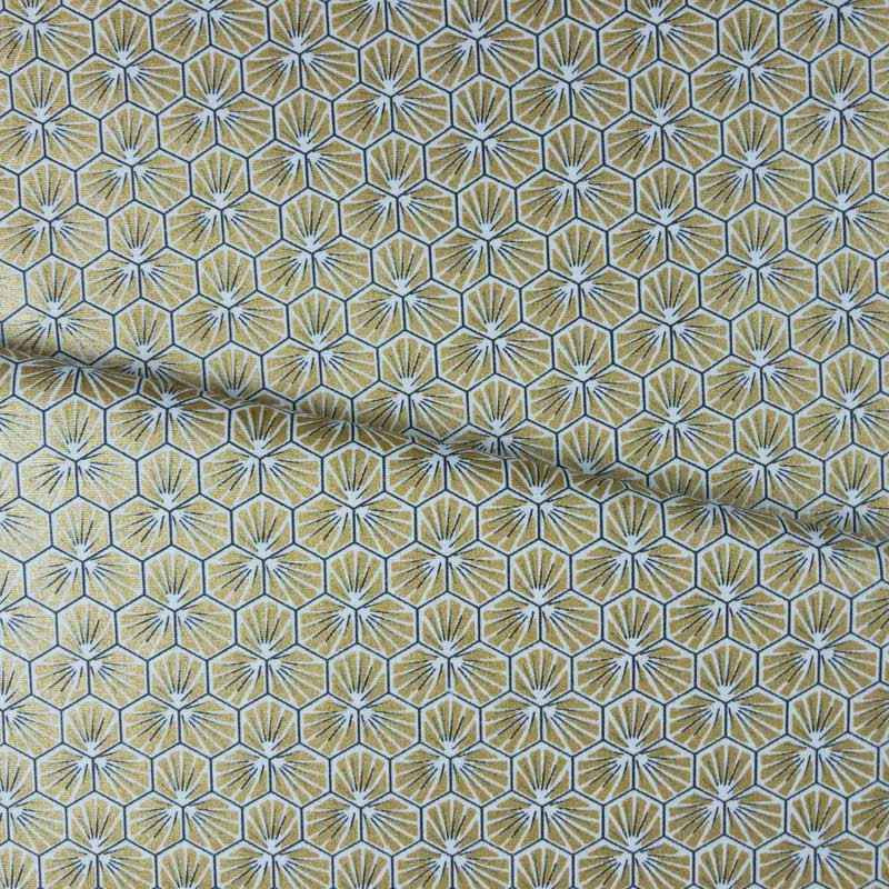 150 Sud Etoffe Nappe enduite Riad Gold 200 