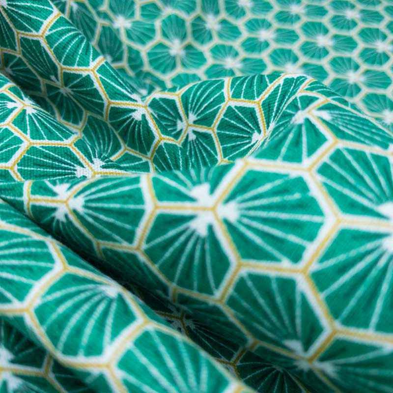Acheter Nappe vert émeraude Riad, Sud Étoffe