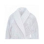 Peignoir de bain mixte col châle Blanc Sensoft, Sensei