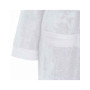 Peignoir de bain mixte col châle Blanc Sensoft, Sensei